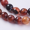 Natural Agate Beads Strands X-G-G580-8mm-26-3