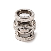 Tibetan Style Hollow Out Alloy European Beads TIBE-Q090-45AS-1