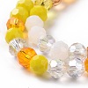 Glass Beads Strands GLAA-E036-09A-4