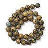 Natural Green Dragon Veins Beads Strands G-D098-A01-10mm-3