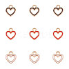 DIY Golden Plated Alloy Enamel Charms PALLOY-CJ0001-13-2
