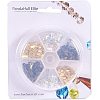 450Pcs 3 Colors Iron Cord Ends IFIN-PH0023-10-7