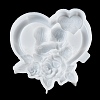 Valentine's Day Heart Couple Rose DIY Wall Decoration Statue Silicone Molds LS-SIL-F007-09-3