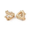 Brass Micro Pave Cubic Zirconia Pendants KK-K407-12G-2