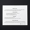 Acrylic Face Gems Stickers LS-MRMJ-F014-02-4