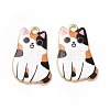 Alloy Enamel Pendants X-ENAM-M046-12G-A-2