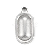 Non-Tarnish 304 Stainless Steel Pendants STAS-F287-50P-1