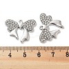 Rack Plating Alloy Rhinestone Pendants PALLOY-F311-04P-3