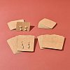 40Pcs 4 Styles Paper Jewelry Display Cards Sets CDIS-FS0001-01-7