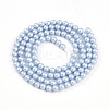 Baking Paint Pearlized Glass Pearl Bead Strands HY-N002-3mm-C04-3