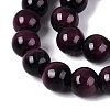 Imitation Tiger Eye Glass Beads Strands GLAA-Q106-03A-B09-3