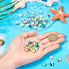 60Pcs 10 Colors Spray Painted Synthetic Turquoise Beads TURQ-TA0001-06-7