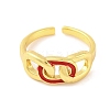 Brass Open Cuff Rings RJEW-U009-21G-3