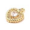 Brass Micro Pave Cubic Zirconia Pendants LS-KK-E082-04G-2