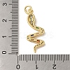 Brass Micro Pave Cubic Zirconia Pendant KK-R162-034C-G-3
