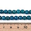 Dyed Natural White Jade Beads Strands X-G-T139-6mm-60-21-5