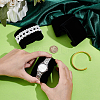 Velvet Jewelry Watch/Bracelet Display Pillows ODIS-WH0043-195A-4