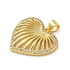 Mother's Day Brass Micro Pave Clear Cubic Zirconia Pendants FIND-Z041-20A-2