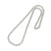 304 Stainless Steel Curb Chain/Twisted Chain Necklaces STAS-A028-N123P-1
