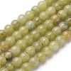 Natural Chinese Jade/Southern Jade Beads Strands G-G735-38-4mm-1