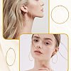 3 Pairs 201 Stainless Steel Hoop Earrings for Women EJEW-LP0001-05-4