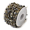 Handmade Natural Lapis Lazuli Chip Beaded Chains CHC-F020-10G-07-3