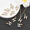 SHEGRACE Brass Micro Pave Clear Cubic Zirconia Pendants XGRQ29951-394G-H-5