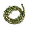 Electroplate Opaque Color Glass Beads Strands EGLA-Q127-A01-02A-2
