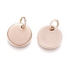 Ion Plating(IP) 304 Stainless Steel Charms LS-EJEW-L238-03C-RG-2