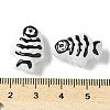 Baking Paint Glass Enamel Beads BLOW-D300-04G-4