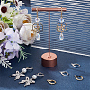 4Pairs Brass Micro Pave Clear Cubic Zirconia Leverback Earring Findings KK-BBC0021-97G-4