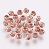 Brass Spacer Beads KK-G312-01RG-5mm-RG-1