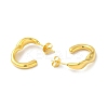 Golden 304 Stainless Steel Stud Earrings EJEW-K257-01B-G-2