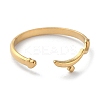 304 Stainless Steel Open Cuff Rings RJEW-H219-01G-2