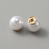 Resin Imitation Pearl Earring Nuts FIND-TAC0005-47-2
