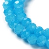 Baking Paint Imitation Jade Glass Bead Strands LS-DGLA-A034-J10mm-A13-3