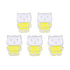 Transparent Acrylic Enamel Beads TACR-N012-005G-4