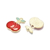 Light Gold Plated Alloy Enamel Pendants PALLOY-N176-25A-RS-2