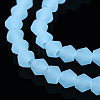 Imitation Jade Frosted Glass Bead Strands EGLA-A039-J2mm-MD03-3