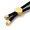 Half Finished Twisted Milan Rope Slider Bracelets FIND-G032-01G-06-5