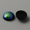 Opaque Resin Cabochons CRES-WH0010-044E-2