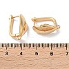 Brass Hoop Earrings Findings KK-B105-05G-01-3