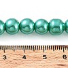 Baking Painted Pearlized Glass Pearl Round Bead Strands X-HY-Q330-8mm-29-4