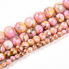 Baking Paint Glass Beads Strands DGLA-N003-4mm-B02-2