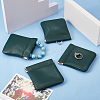 4Pcs Square PU Leather Change Purse with Alloy Shrapnel AJEW-BBC0002-22B-4