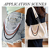 3-Color Acrylic Cable Chain 3 Layer Chain Belts for Pants HJEW-TAC0117-7