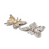 304 Stainless Steel Rhinestone Pendants STAS-T068-65GP-2