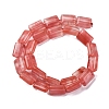 Cherry Quartz Glass Beads Strands G-L605-E02-01-3