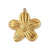 304 Stainless Steel Pendants STAS-P388-08G-1