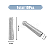 SUPERFINDINGS 10Pcs Alloy Cord Ends FIND-FH0006-77-2